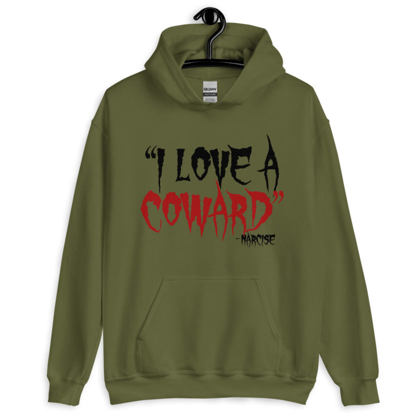 I love a coward narcissist - narcise Unisex Hoodie - Image 3