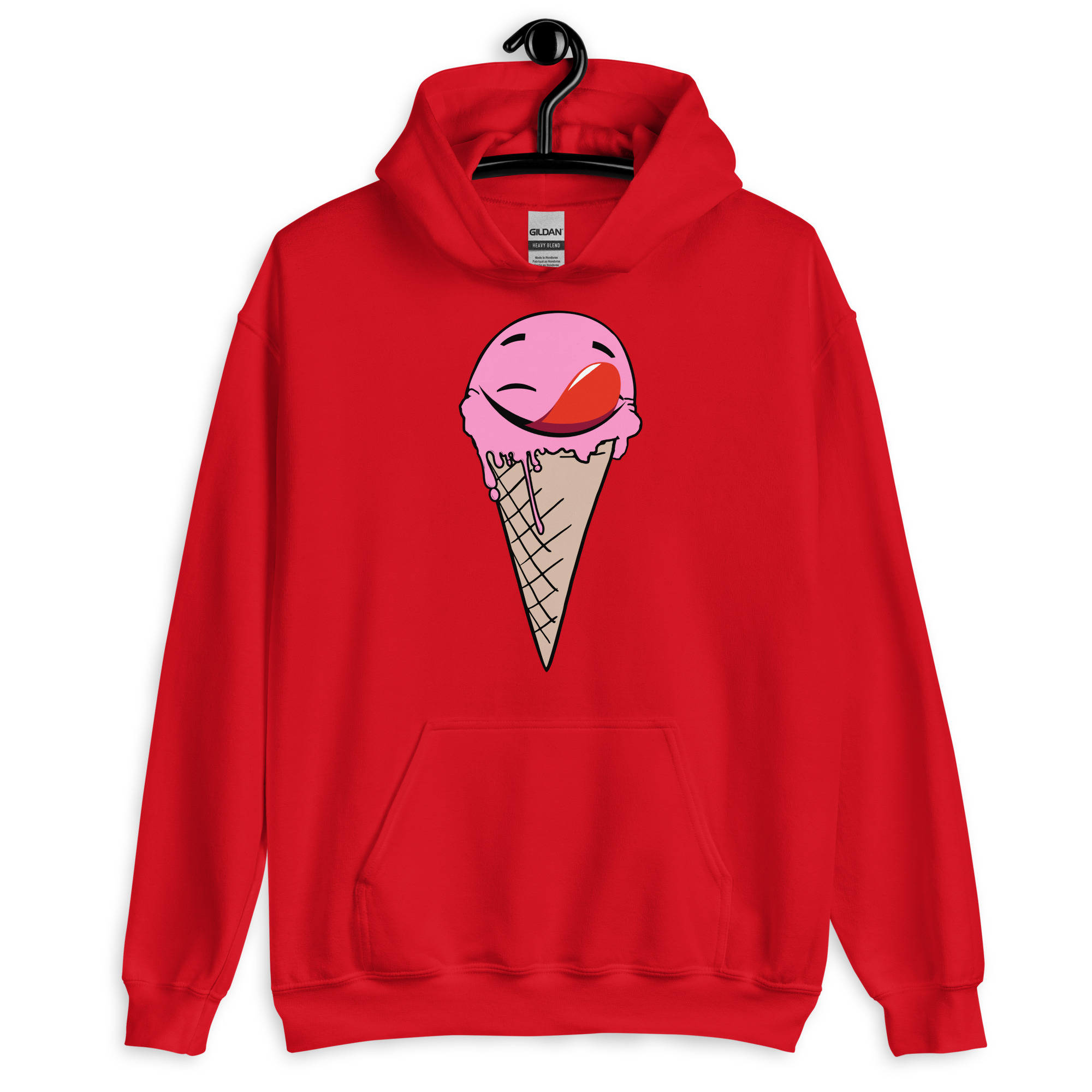 Self licking ice cream cone Unisex Hoodie - Image 5