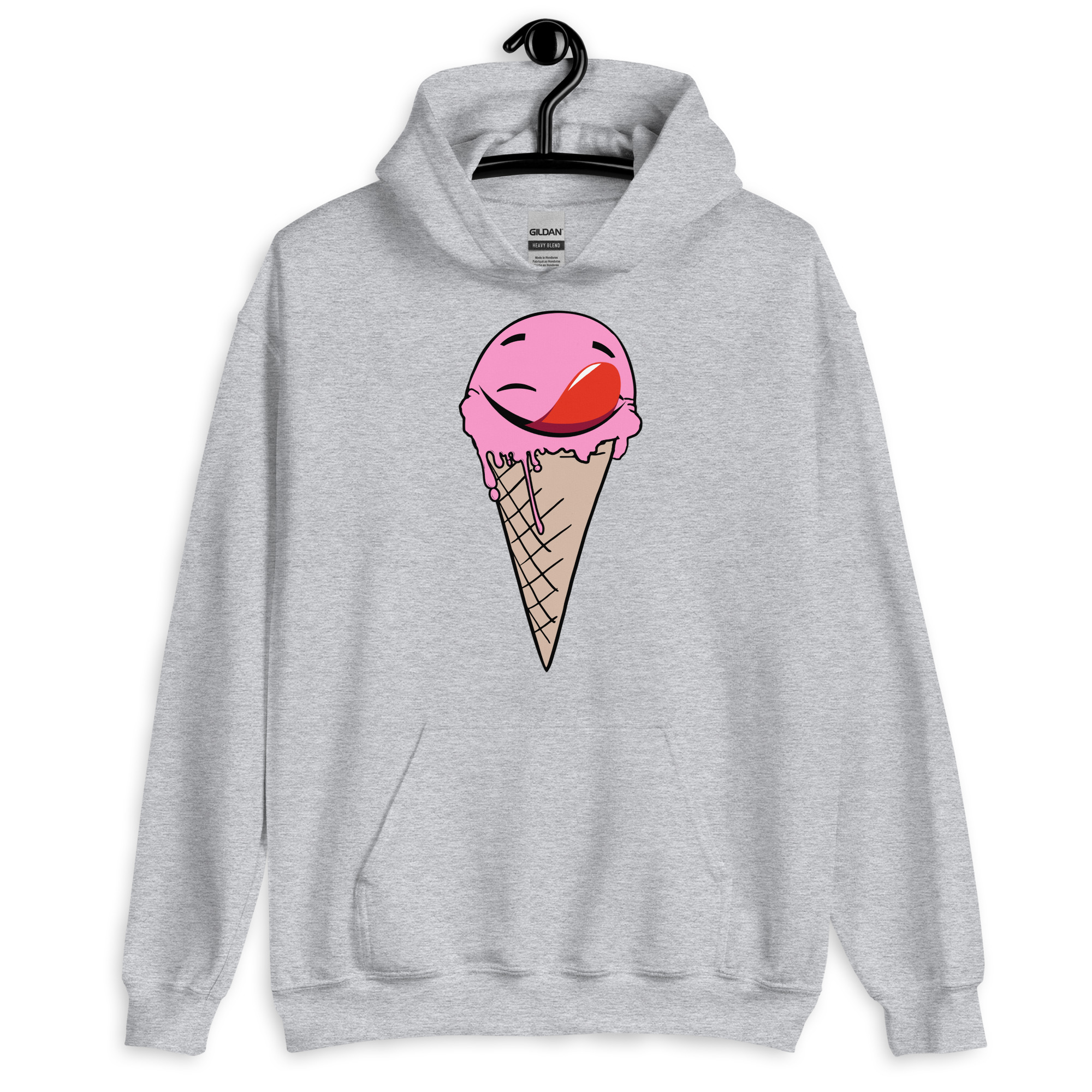 Self licking ice cream cone Unisex Hoodie - Image 10