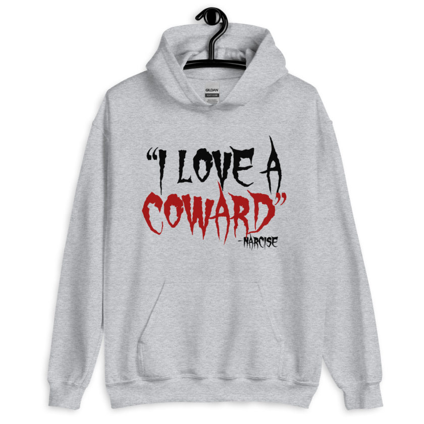I love a coward narcissist - narcise Unisex Hoodie - Image 5