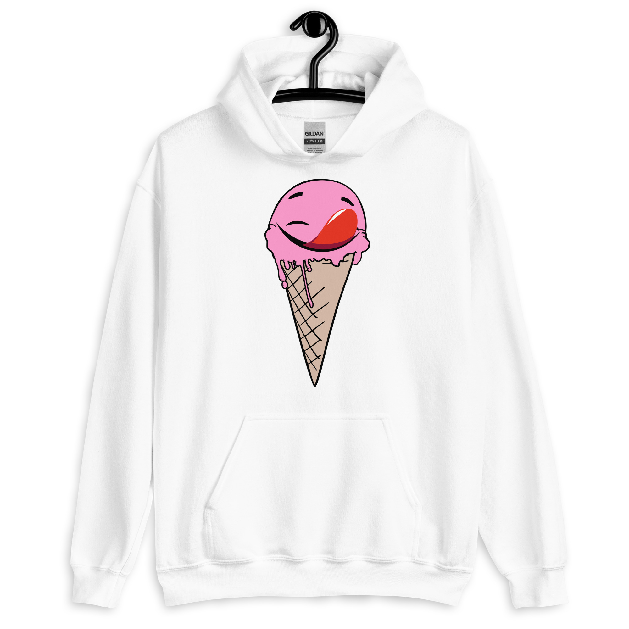 Self licking ice cream cone Unisex Hoodie - Image 12