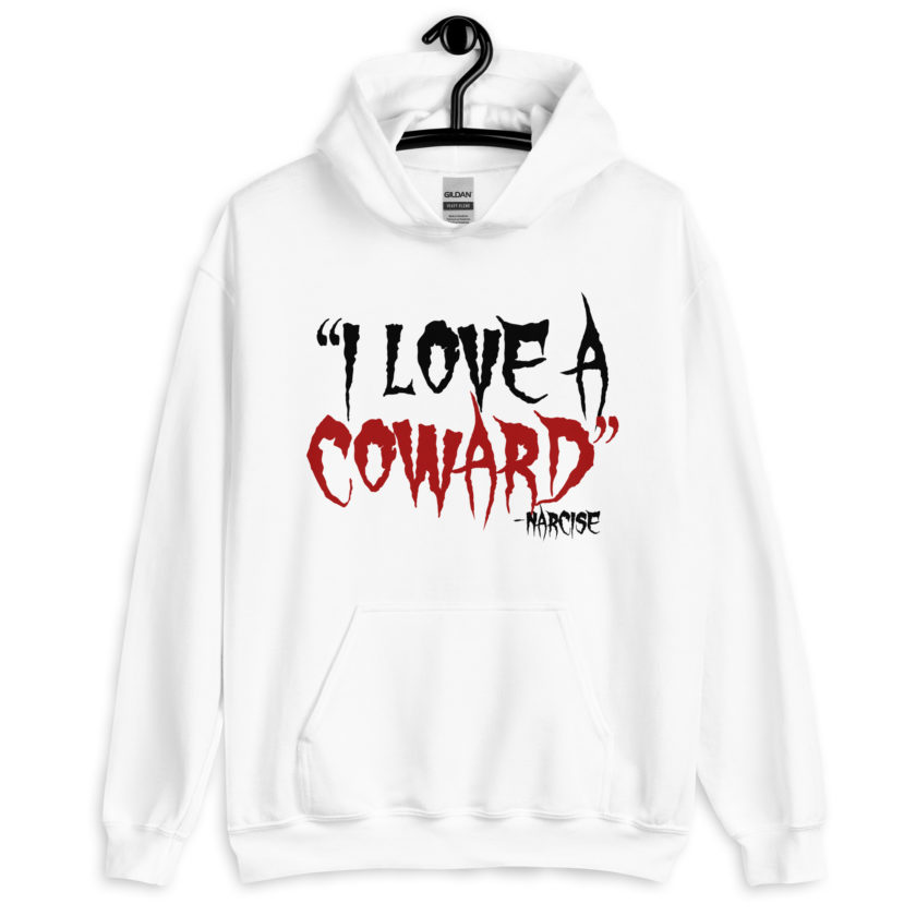 I love a coward narcissist - narcise Unisex Hoodie - Image 7