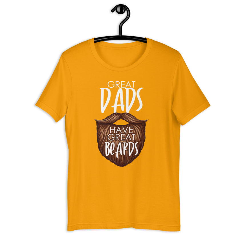 Great Dads have great beards  Unisex t-shirt - Image 11
