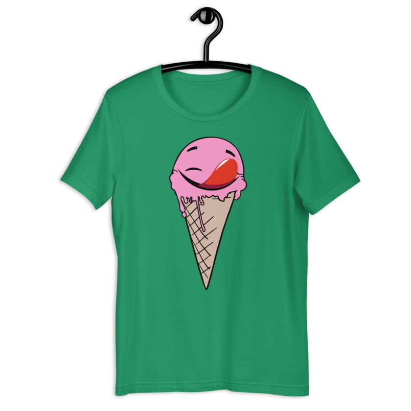 Self licking ice cream cone Unisex t-shirt - Image 6