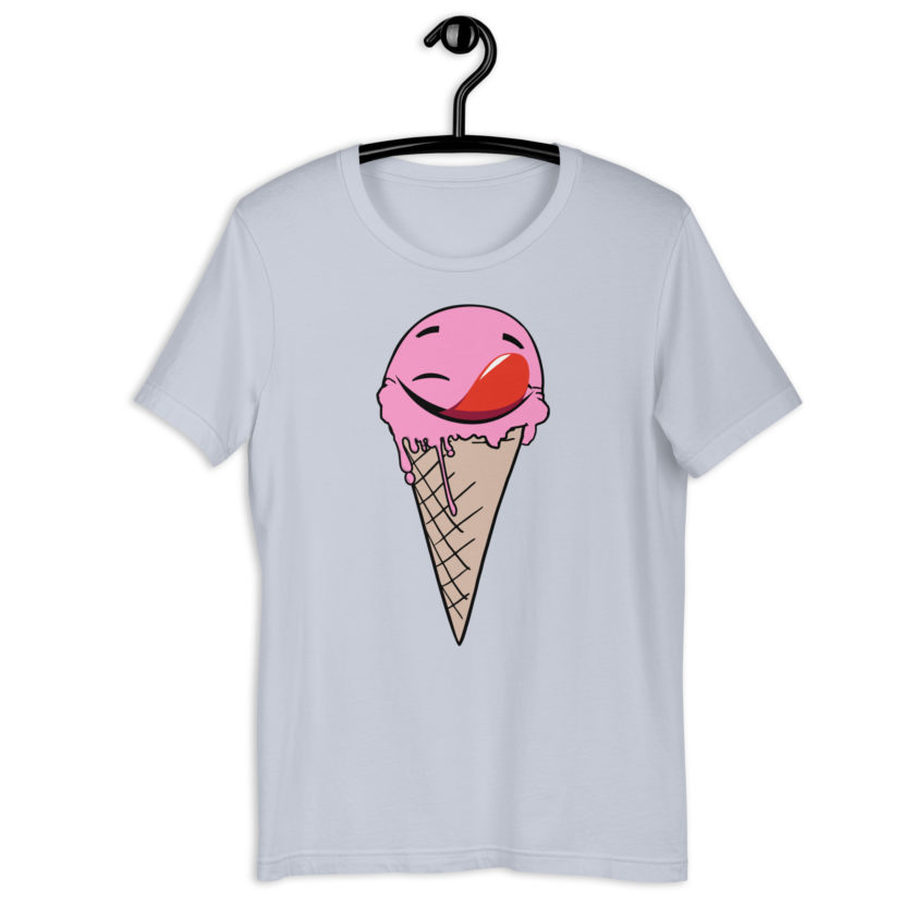 Self licking ice cream cone Unisex t-shirt - Image 10