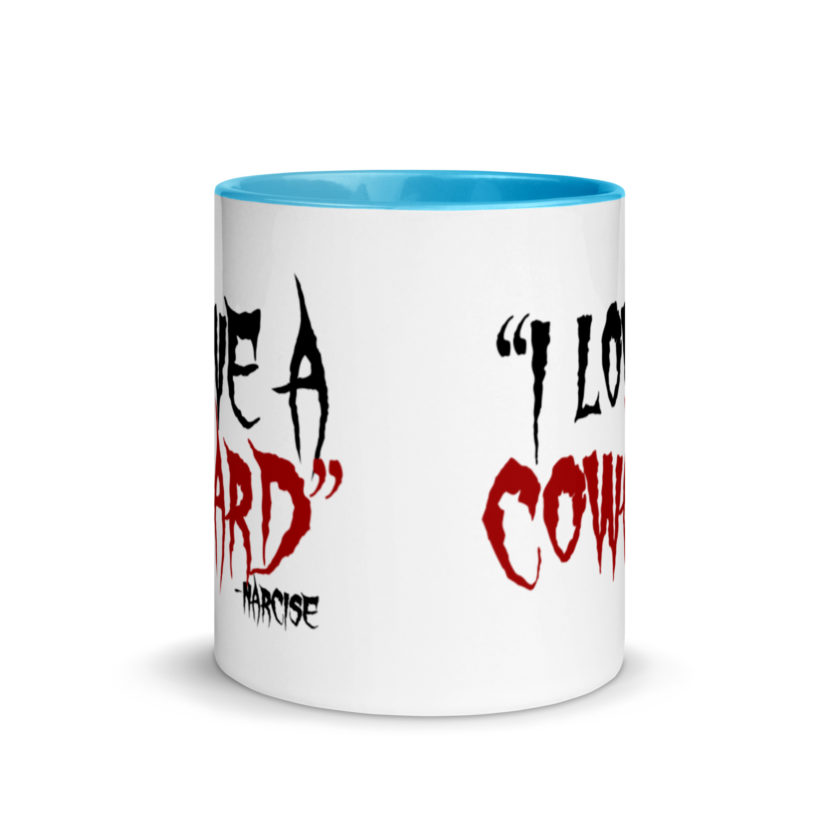 I love a coward narcissist - narcise Mug with Color Inside - Image 11