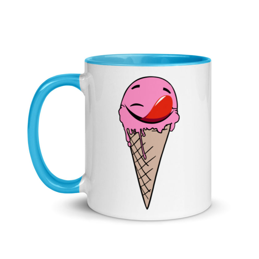 Self licking ice cream cone Mug with Color Inside - Image 13