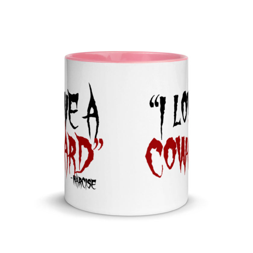 I love a coward narcissist - narcise Mug with Color Inside - Image 14