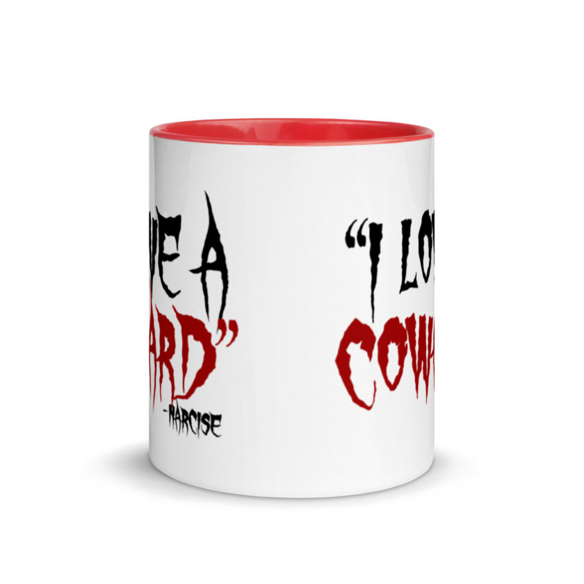I love a coward narcissist - narcise Mug with Color Inside - Image 6