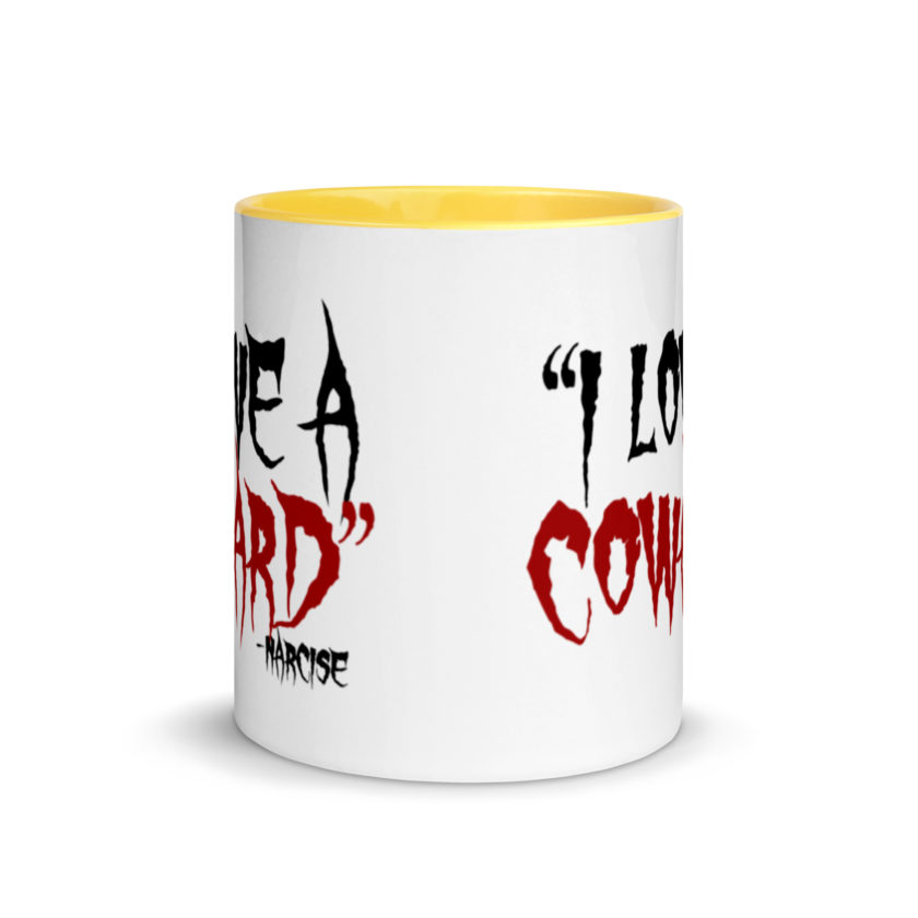 I love a coward narcissist - narcise Mug with Color Inside - Image 17