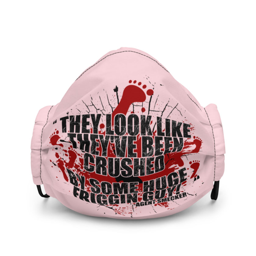 They look like they've been crushed by some huge friggin guy! Agent Smecker The Boondock Saints Premium face mask - Image 2