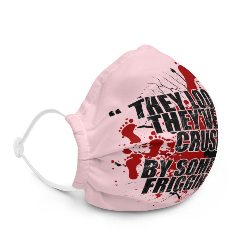 They look like they've been crushed by some huge friggin guy! Agent Smecker The Boondock Saints Premium face mask - Image 5