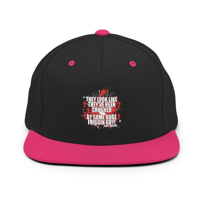 They look like they've been crushed by some huge friggin guy! Agent Smecker The Boondock Saints Snapback Hat - Image 5
