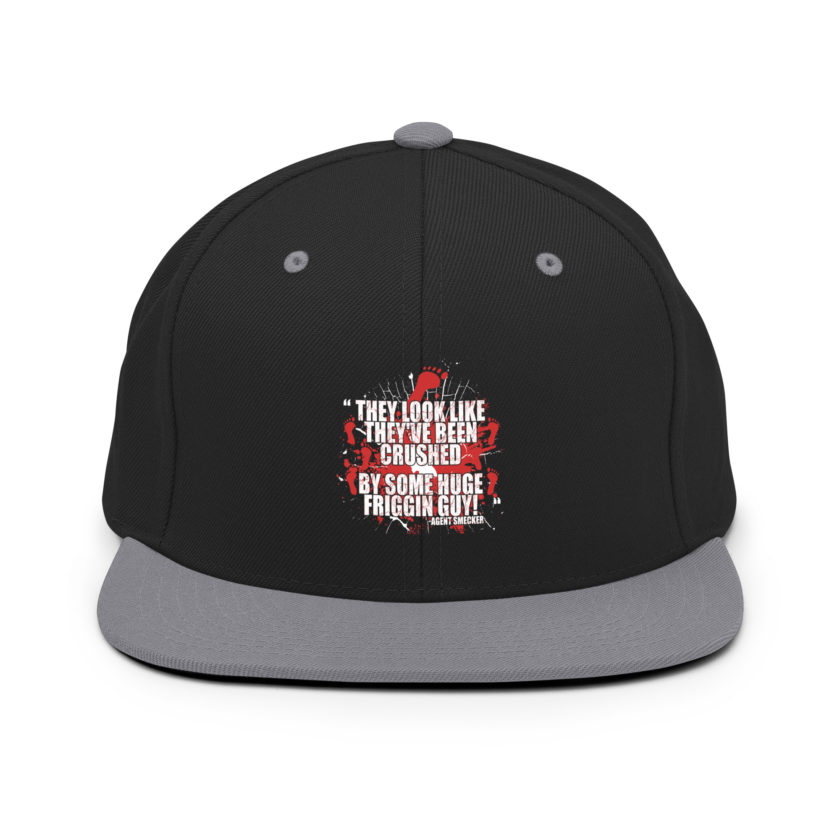 They look like they've been crushed by some huge friggin guy! Agent Smecker The Boondock Saints Snapback Hat - Image 7