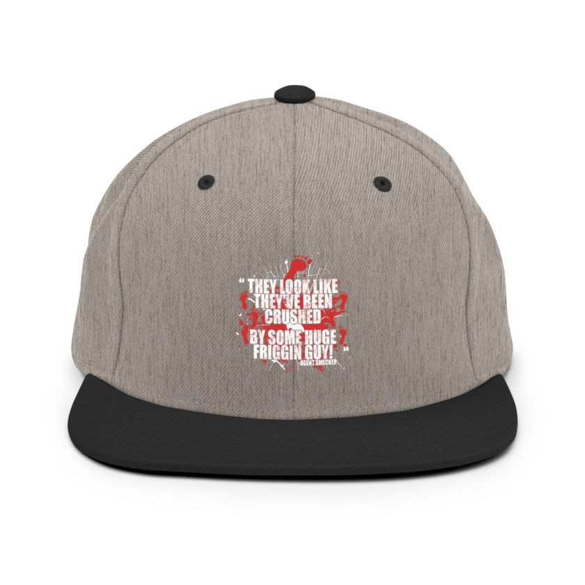 They look like they've been crushed by some huge friggin guy! Agent Smecker The Boondock Saints Snapback Hat - Image 17