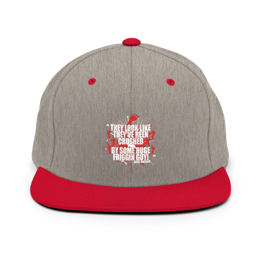 They look like they've been crushed by some huge friggin guy! Agent Smecker The Boondock Saints Snapback Hat - Image 18