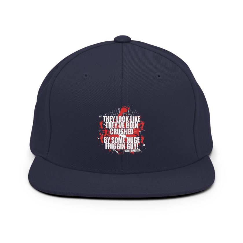 They look like they've been crushed by some huge friggin guy! Agent Smecker The Boondock Saints Snapback Hat - Image 10