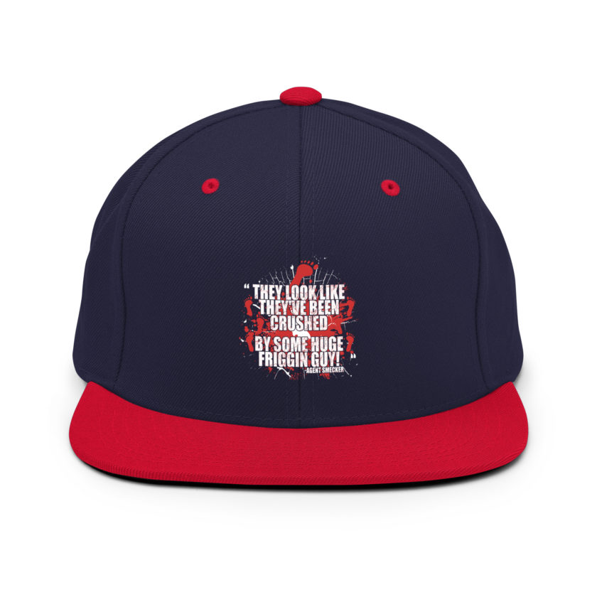 They look like they've been crushed by some huge friggin guy! Agent Smecker The Boondock Saints Snapback Hat - Image 11