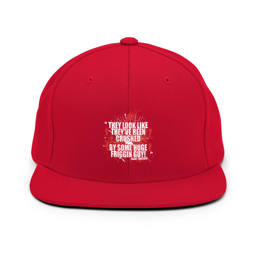 They look like they've been crushed by some huge friggin guy! Agent Smecker The Boondock Saints Snapback Hat - Image 13