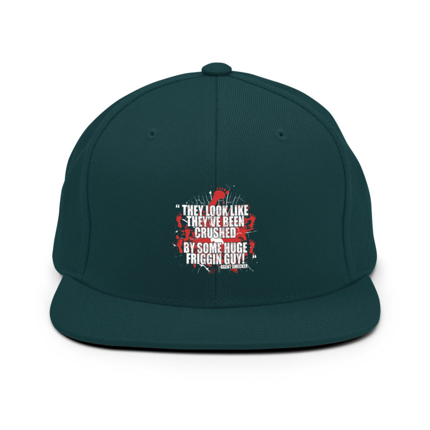 They look like they've been crushed by some huge friggin guy! Agent Smecker The Boondock Saints Snapback Hat - Image 12