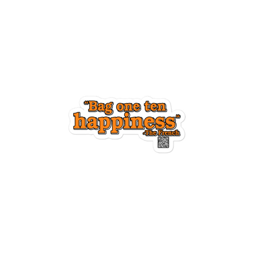 Bag One Ten Happiness - The French Bubble-free stickers - Image 2