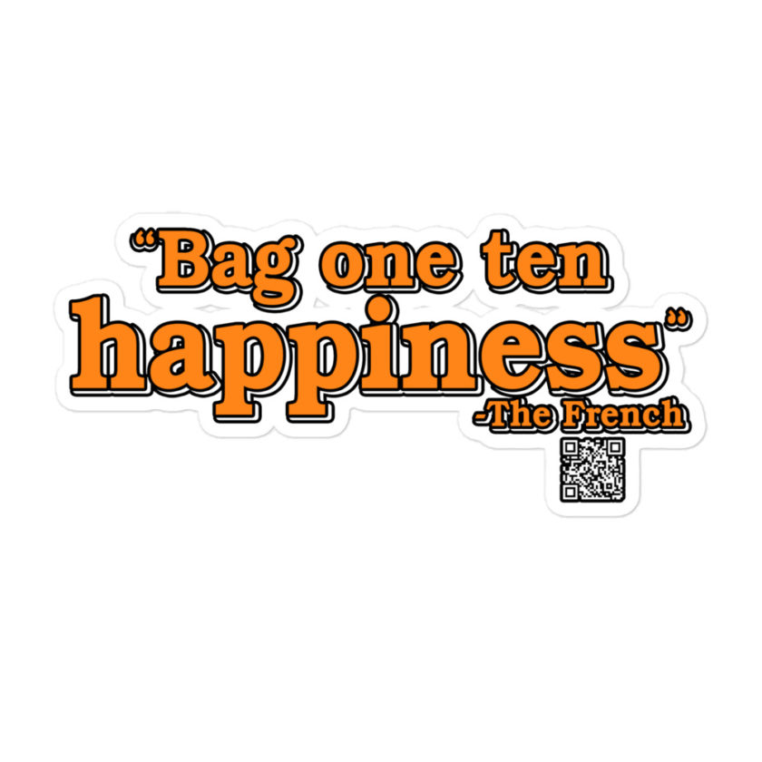 Bag One Ten Happiness - The French Bubble-free stickers - Image 3