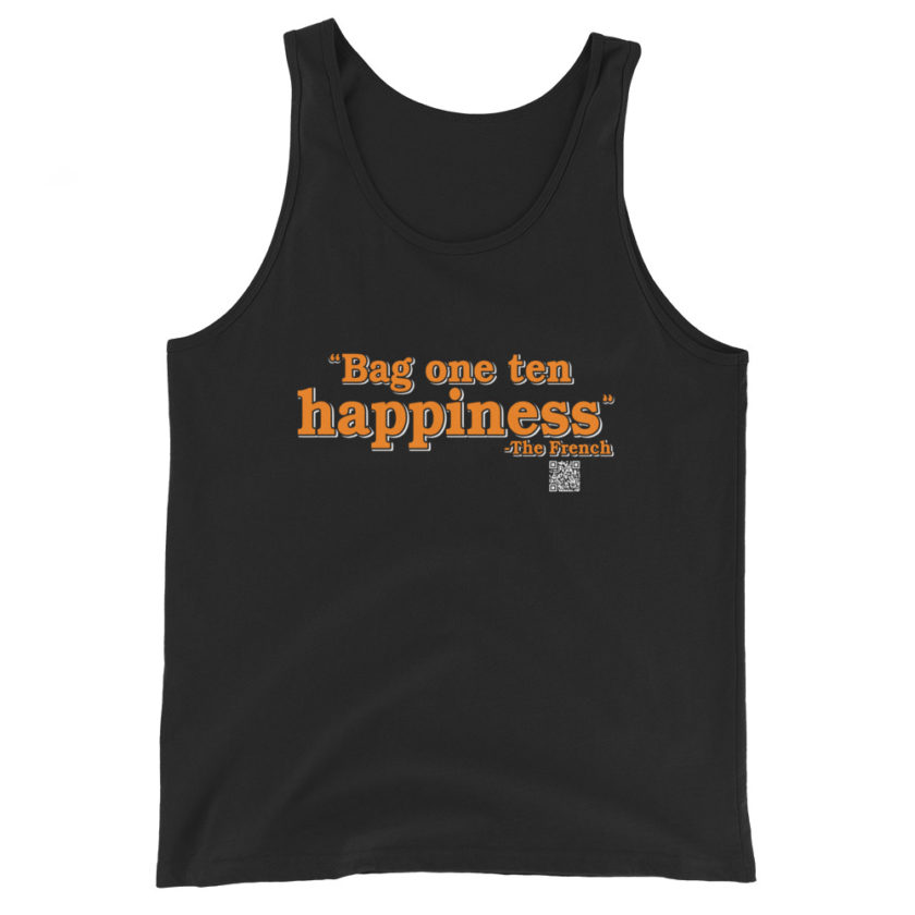 Bag One Ten Happiness - The French Unisex Tank Top - Image 2