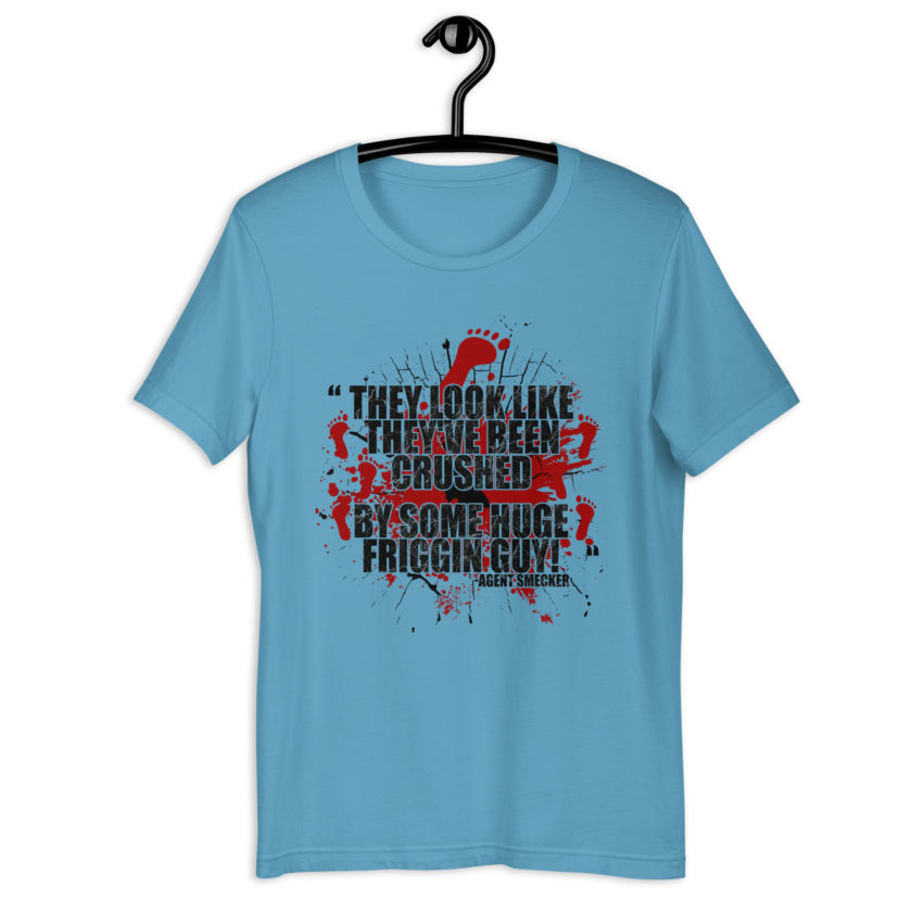 They look like they've been crushed by some huge friggin guy! Agent Smecker The Boondock Saints Unisex t-shirt - Image 3