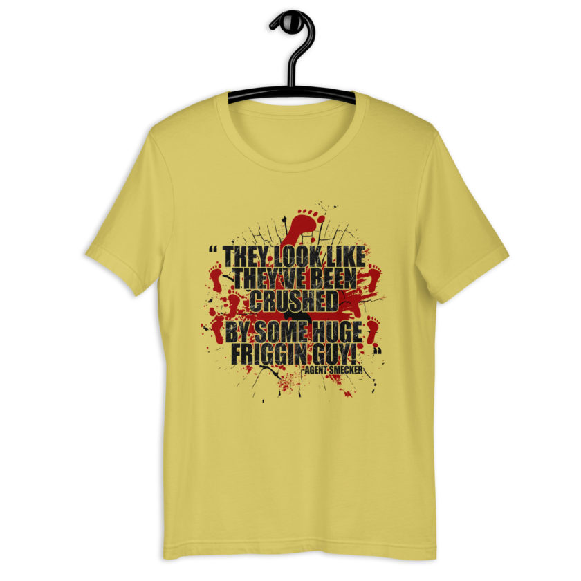 They look like they've been crushed by some huge friggin guy! Agent Smecker The Boondock Saints Unisex t-shirt - Image 6