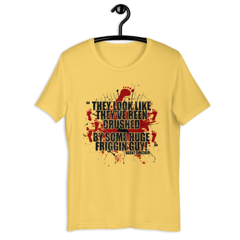 They look like they've been crushed by some huge friggin guy! Agent Smecker The Boondock Saints Unisex t-shirt - Image 10