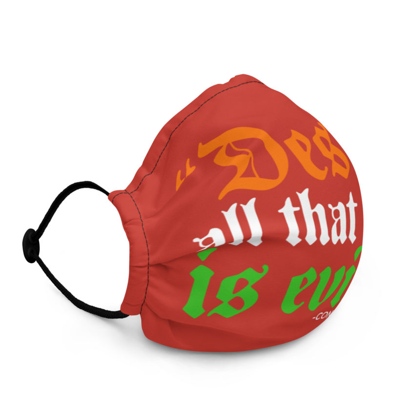Destroy all that which is evil - Connor MacManus The Boondock Saints Premium face mask - Image 3