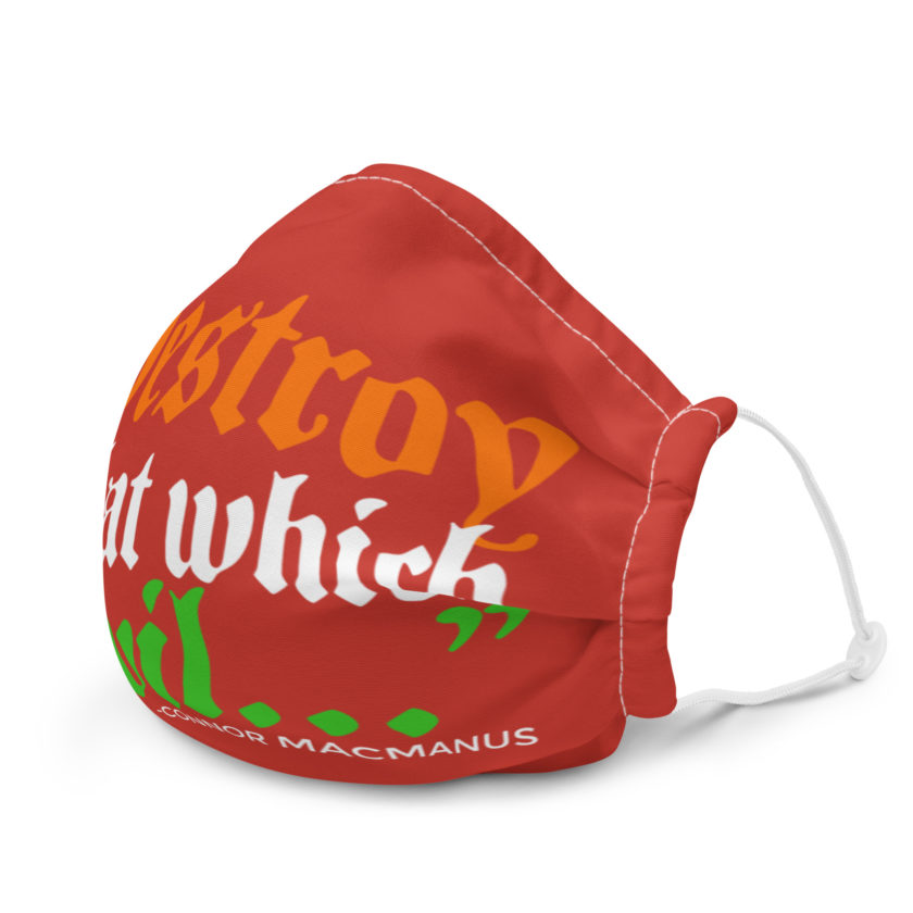 Destroy all that which is evil - Connor MacManus The Boondock Saints Premium face mask - Image 6