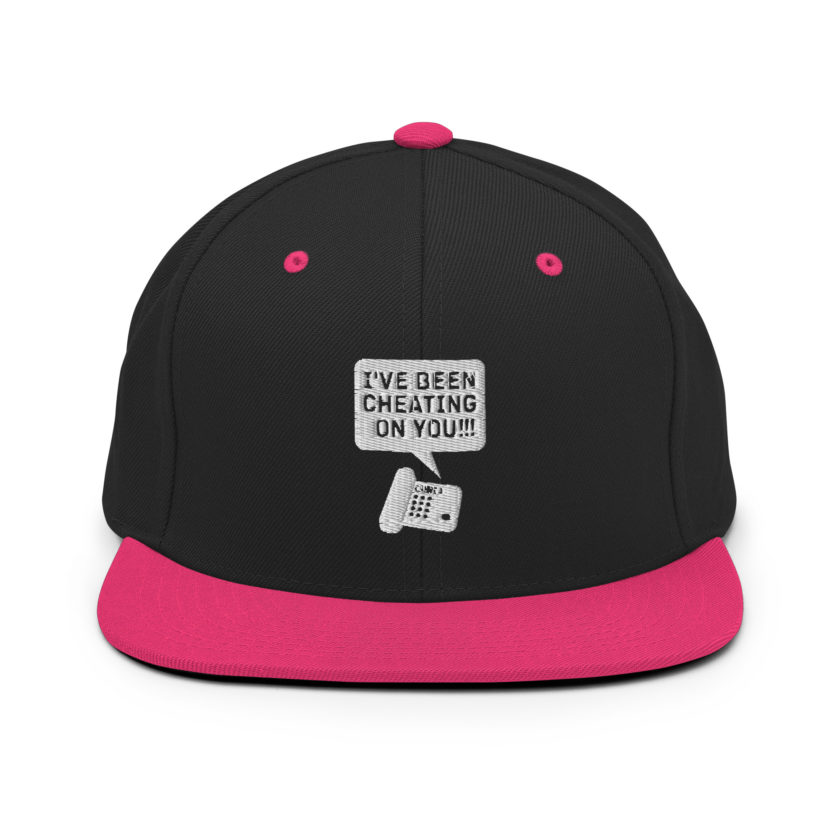 I've been cheating on you! Office Space, Anne Snapback Hat - Image 5