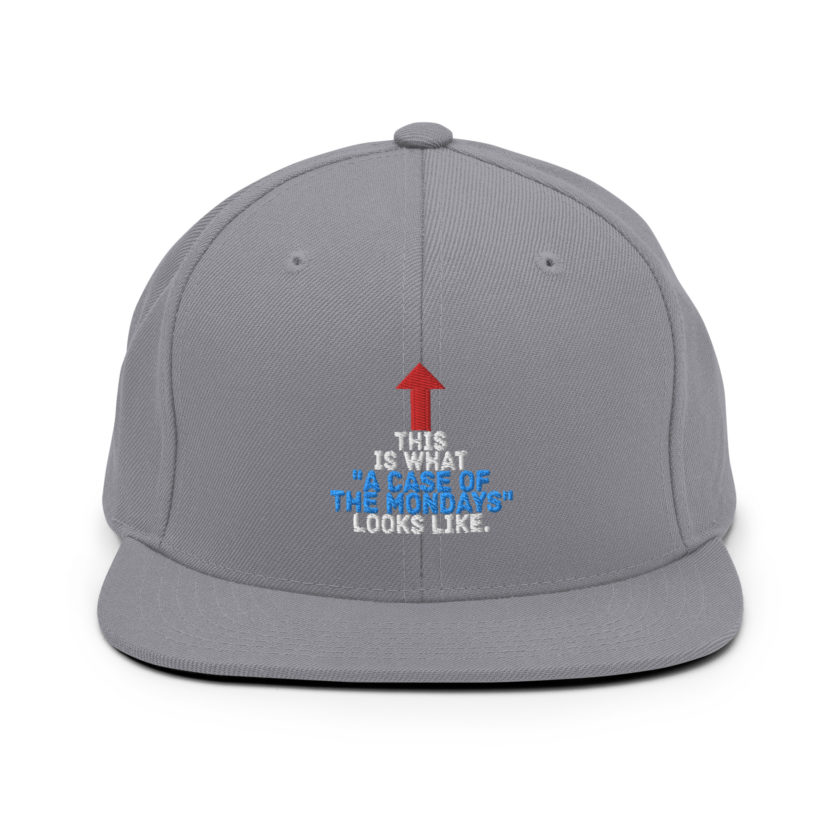 This face is what "A Case of the Monday's" looks like. Office Space Snapback Hat - Image 15