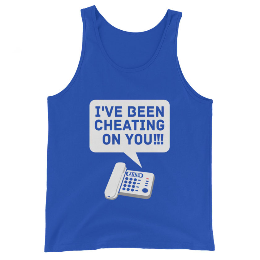 I've been cheating on you! Office Space, Anne Unisex Tank Top - Image 5