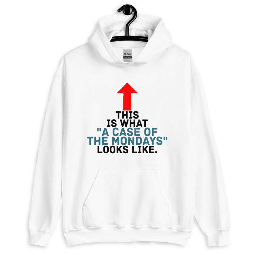 This face is what "A Case of the Monday's" looks like. Office Space Unisex Hoodie - Image 5