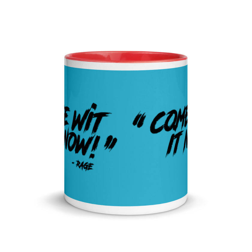 Come Wit it now! - Rage Against the Machine Mug with Color Inside - Image 6