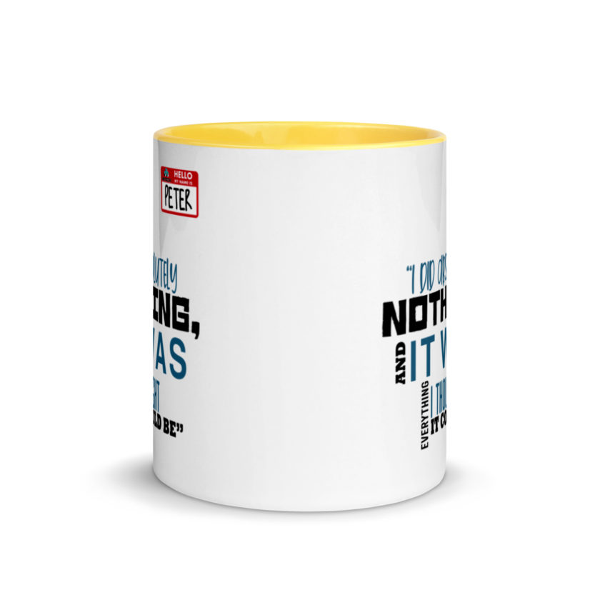 I did absolutely nothing, and it was everything I thought it could be. Peter Gibbons Office Space Mug with Color Inside - Image 17