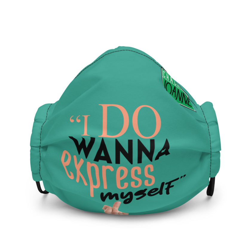I do wanna express myself... - Joanne, Office Space Premium face mask - Image 2