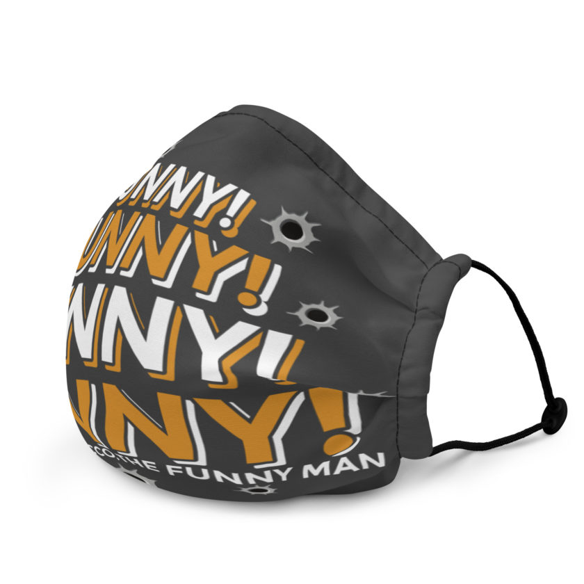 Funny! Funny! Funny! Funny! - Rocco, The Funny Man, The Boondock Saints Premium face mask - Image 4