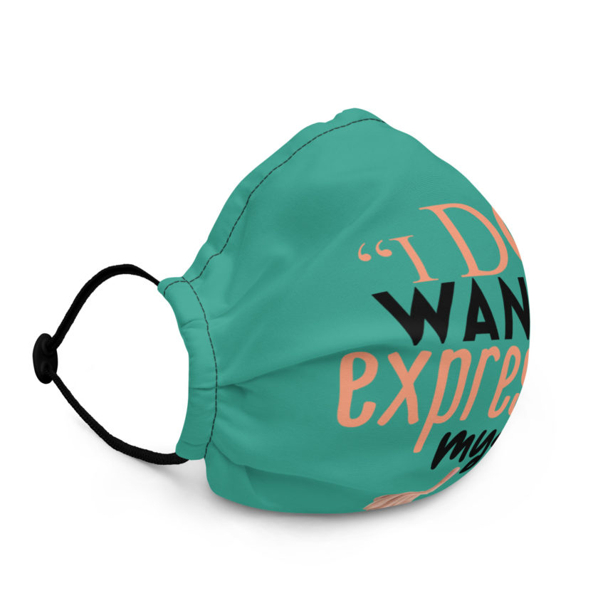 I do wanna express myself... - Joanne, Office Space Premium face mask - Image 3