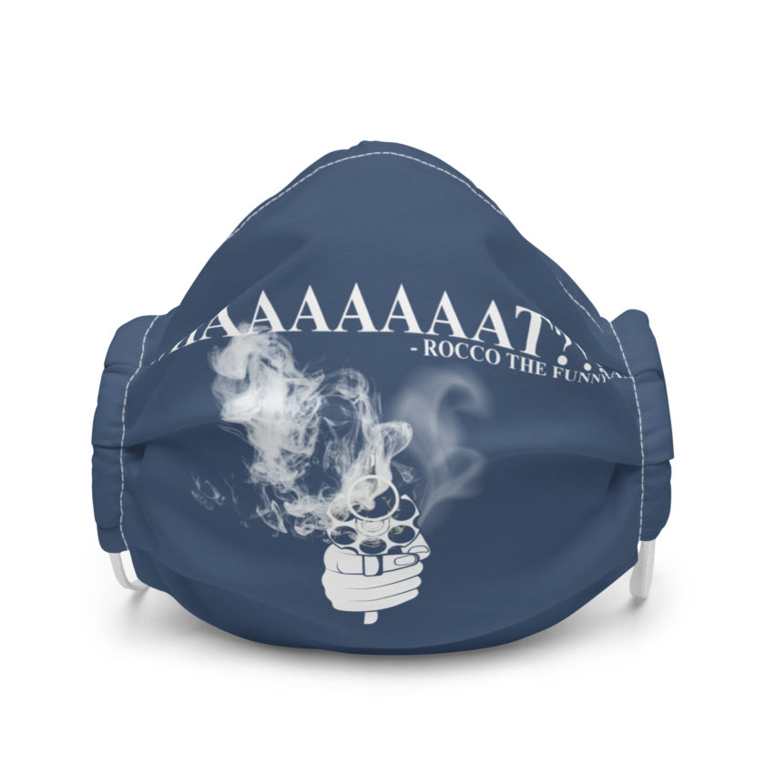 Whaaaaaaat?!?! - Rocco, The Funny Man, The Boondock Saints Premium face mask