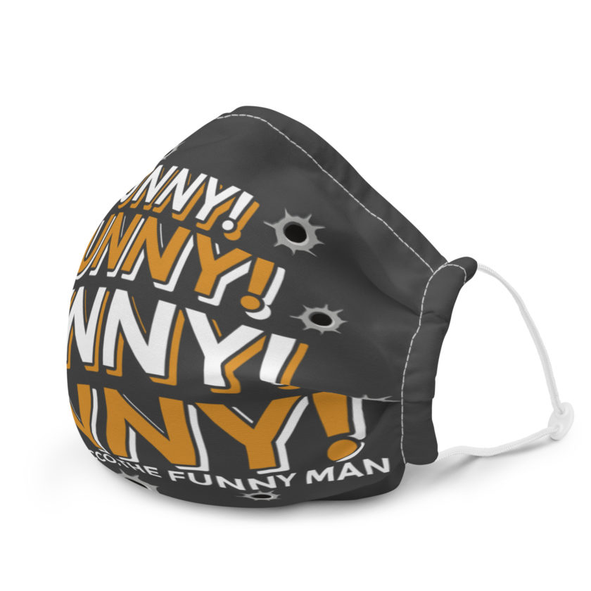Funny! Funny! Funny! Funny! - Rocco, The Funny Man, The Boondock Saints Premium face mask - Image 6