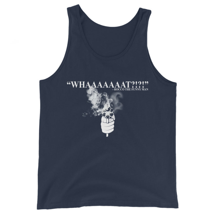 Whaaaaaaat?!?! - Rocco, The Funny Man, The Boondock Saints Unisex Tank Top - Image 3