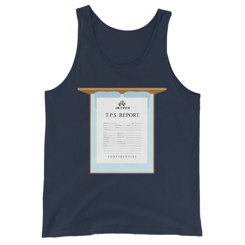 TPS reports with a cover sheet, Office Space Unisex Tank Top - Image 2