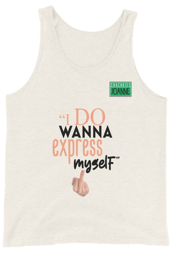 I do wanna express myself... - Joanne, Office Space Unisex Tank Top