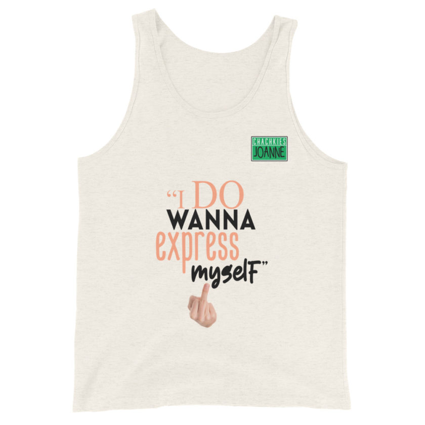I do wanna express myself... - Joanne, Office Space Unisex Tank Top