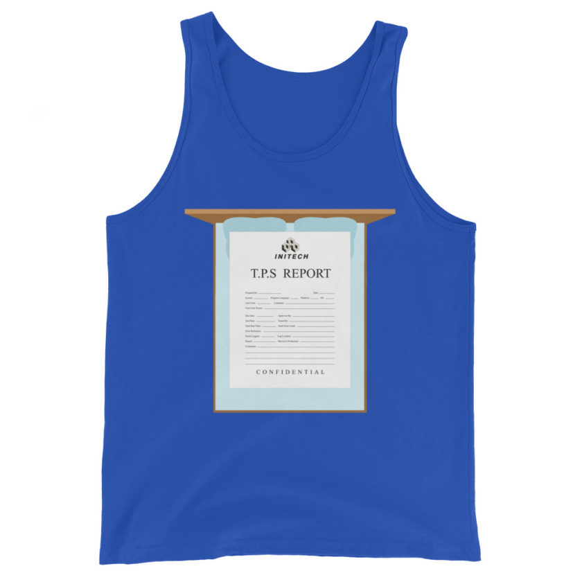 TPS reports with a cover sheet, Office Space Unisex Tank Top - Image 5