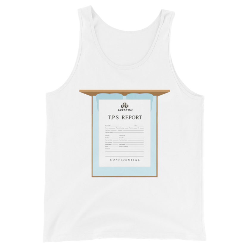 TPS reports with a cover sheet, Office Space Unisex Tank Top - Image 10