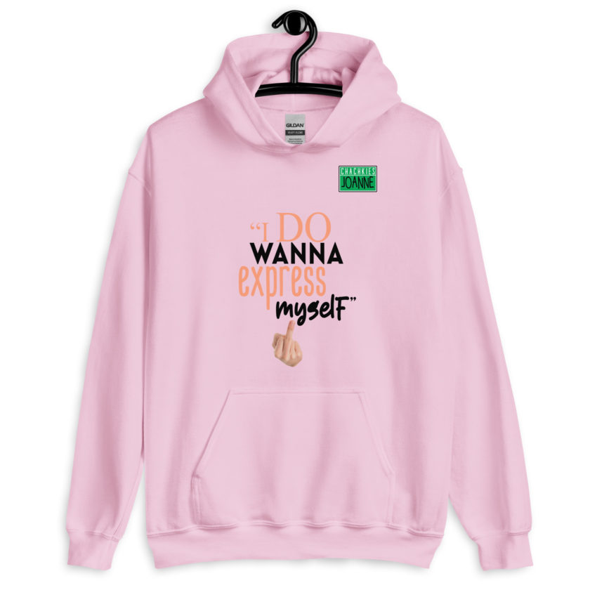I do wanna express myself... - Joanne, Office Space Unisex Hoodie - Image 7